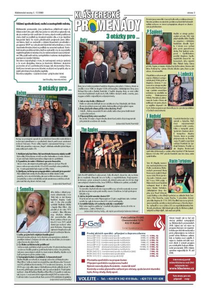 Klášterecké noviny 11. 09. 2008