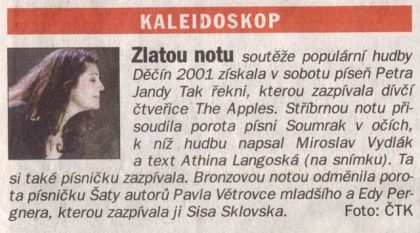 Právo - Styl a kultura 25. 06. 2001