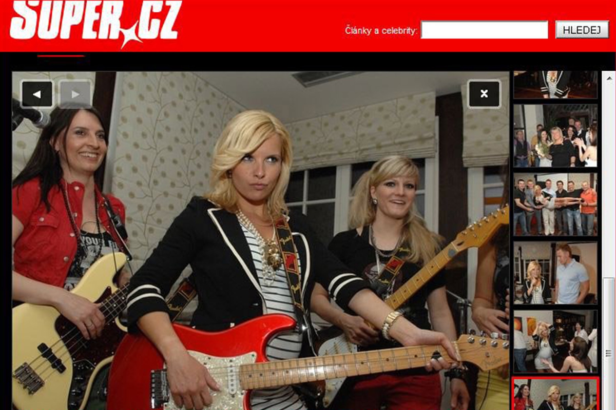 Svatební párty Kateřiny Kristelové